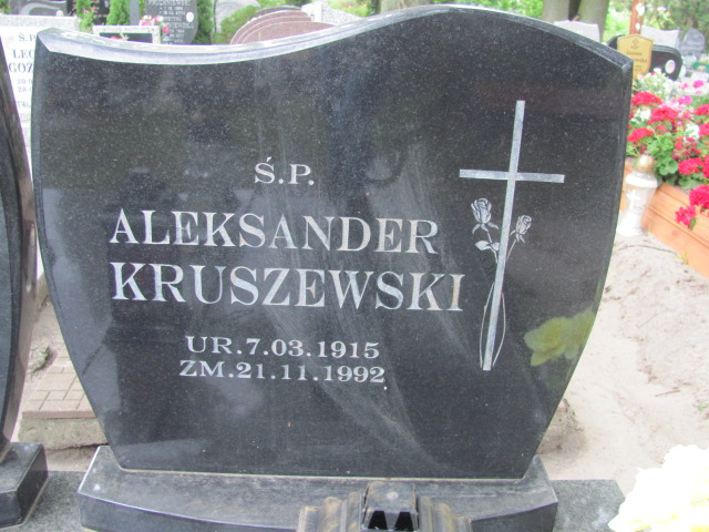 Aleksander Kruszewski 1915 Ustka Objazda - Grobonet - Wyszukiwarka osób pochowanych