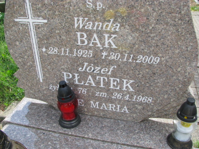 Józef Płatek Ustka Objazda - Grobonet - Wyszukiwarka osób pochowanych