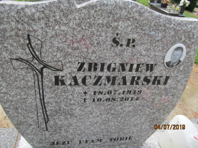 Zbigniew Kaczmarski 1949 Ustka Objazda - Grobonet - Wyszukiwarka osób pochowanych