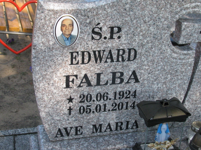 Edward Falba 1924 Ustka Objazda - Grobonet - Wyszukiwarka osób pochowanych
