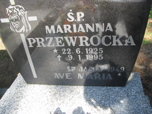 Marianna Przewrocka 1925 Ustka Objazda - Grobonet - Wyszukiwarka osób pochowanych